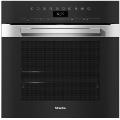 Miele dgc 7450 PureLine built-in combined steam oven black - stainless steel