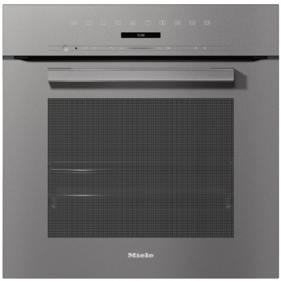 Four multifonction encastrable Miele h 7264 b VitroLine en verre gris