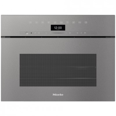 Four vapeur combiné Miele DGC 7440 HCX Pro ArtLine H 45 verre gris