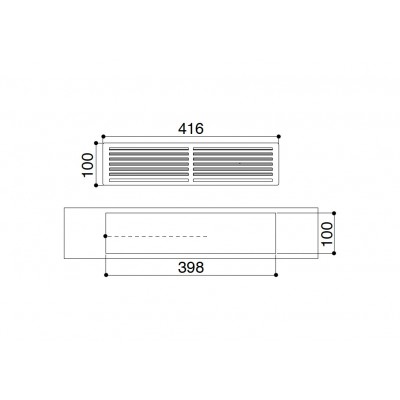Faber 112.0540.781 Galileo model instalacyjny filtr cokół wysokość 100 mm