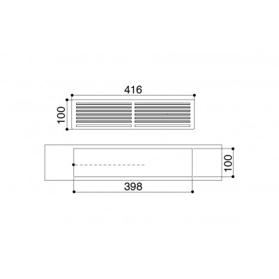 Faber 112.0540.781 installazione galileo mod. filtrante zoccolo h 100 mm