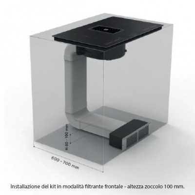 Faber 112.0540.781 module d'installation galileo. filtre de socle h 100 mm