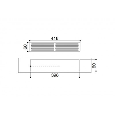 Faber 112.0540.730 Kit d'installation Galileo mod. filtre de socle h 60-80 mm.