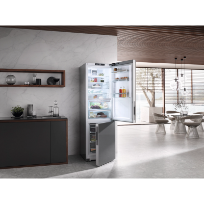 Réfrigérateur-congélateur pose libre Miele KFN 4898 AD H 201 cm Gris