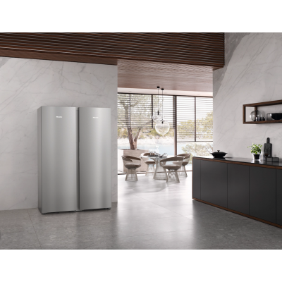 Frigorífico independiente Miele ks 4887 dd h 185 cm acero inoxidable
