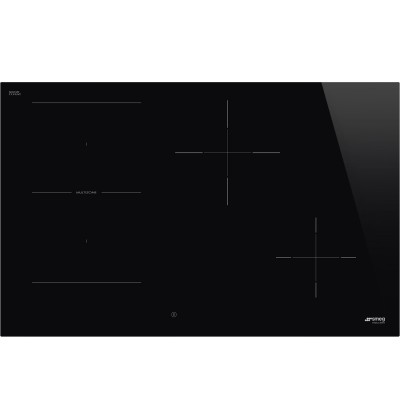 Smeg si1m4844d Uniwersalna płyta indukcyjna 80 cm szklano-ceramiczna czarna