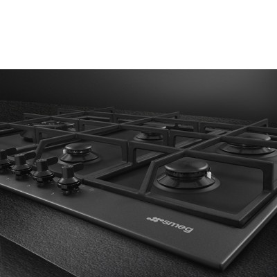 Smeg Px375Lmb Classica Gas stove 70 cm matt black