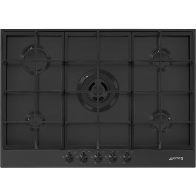 Smeg Px375Mb Classica Gasherd 70cm mattschwarz