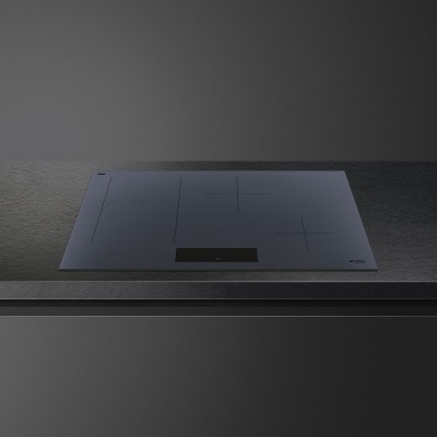 Smeg Sim1844Dg Linea placa de inducción 80 cm vidrio gris