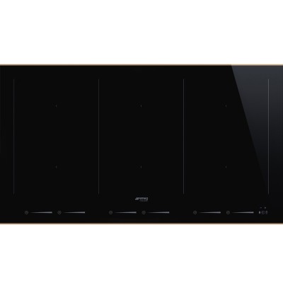 Smeg Sim6964R Dolce Stil Novo Induction stove 90 cm black