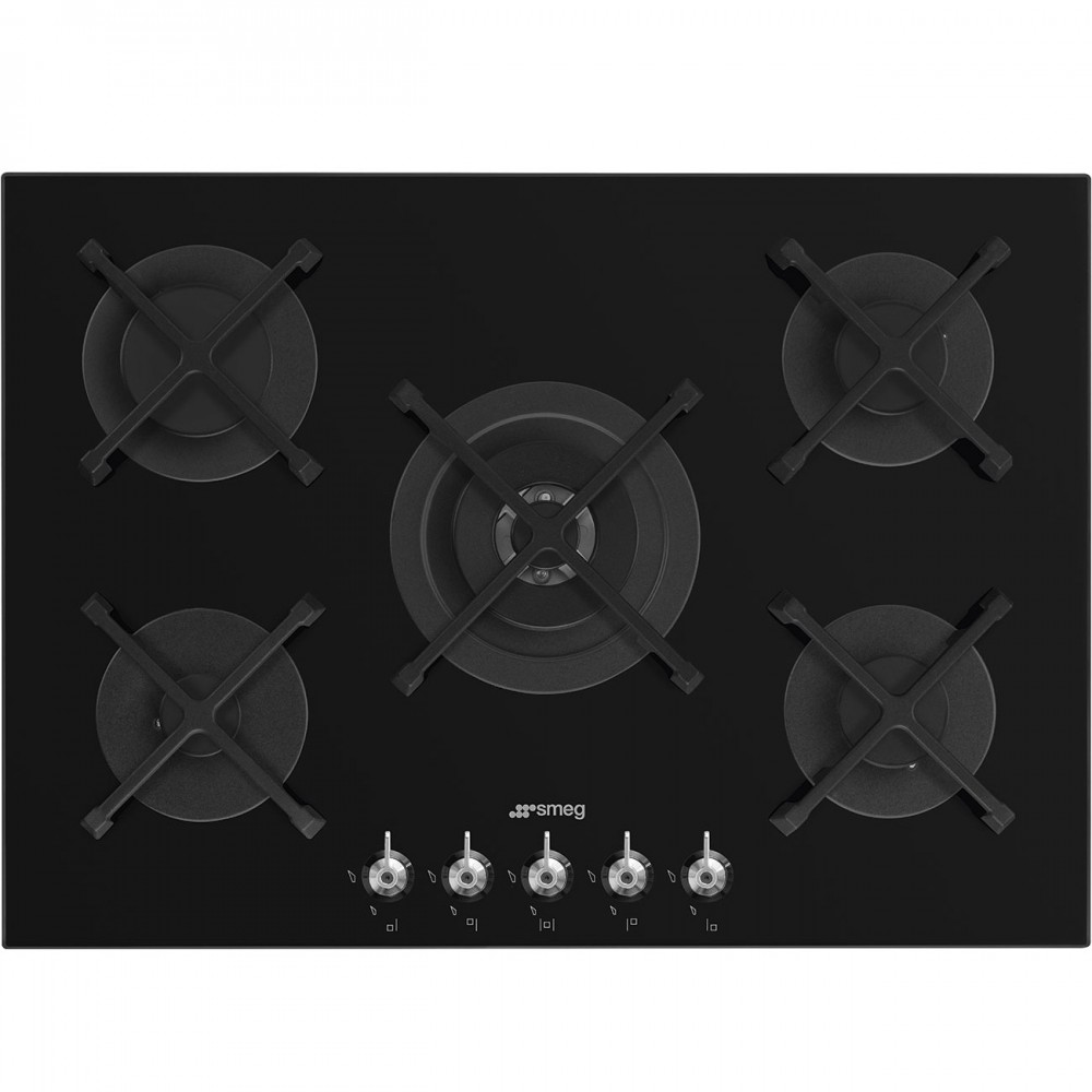 Piano de cuisson 90 cm Smeg noir