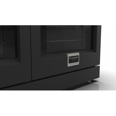 Fulgor fsrc 4807 2p mk 2f mbk cucina professionale gas sofia 122 cm acciaio nero