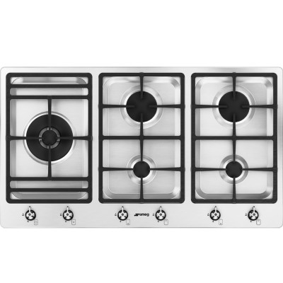 Smeg Ps9062 Classica Gas stove 90cm stainless steel