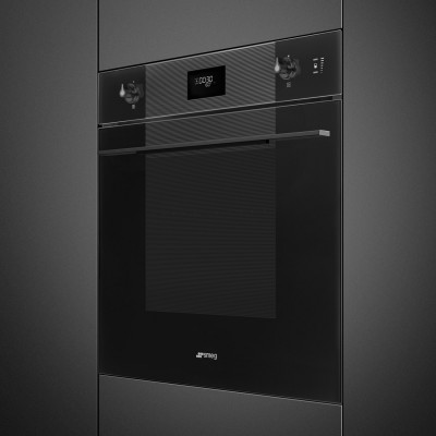 Smeg So6101S2B3 Galileo Kombinierter Dampfofen 60 cm schwarz