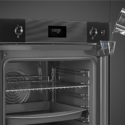 Smeg So6101S2B3 Galileo Horno de vapor combinado 60 cm negro