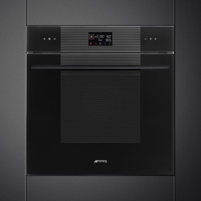 Smeg So6102M2B3 Galileo four à micro-ondes combiné micro-onde encastrable 60 cm noir