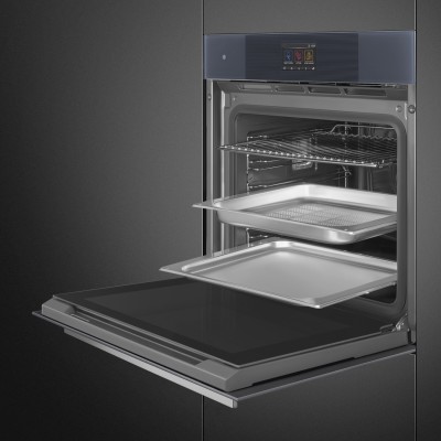 Smeg So6104S4Pg Linea Galileo Combined steam oven silver