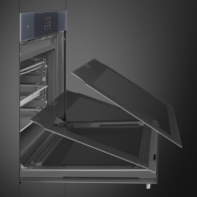 Smeg So6104S4Pg Linea Galileo Kombinierter Dampfofen Silber