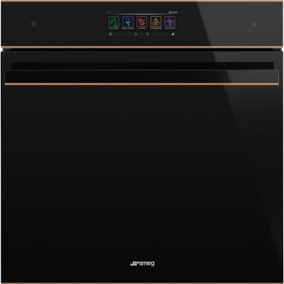 Smeg SO6606WS4PNR Dolce Stil Novo 60cm Czarny piekarnik parowy Combi