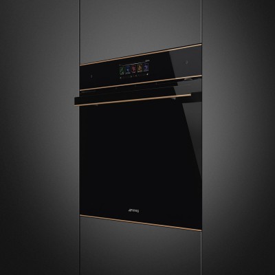 Smeg So6606Ws4Pnr Dolce Stil Novo quatre combiné vapeur 60 cm noir