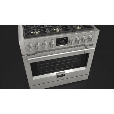Fulgor fsrc 3606 p mg ed 2f x cucina professionale gas sofia 91cm acciaio inox