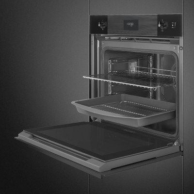 Smeg Sop6101S2B3 Galileo Pyrolytic oven combined steam 60 cm black