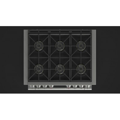 Fulgor fsrc 3606 p mg ed 2f x professional gas kitchen sofia 91cm stainless steel