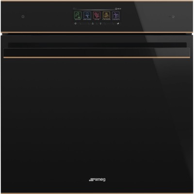 Smeg Sop6606Ws2Pnr Dolce Stil Novo Horno de vapor combinado pirolítico negro