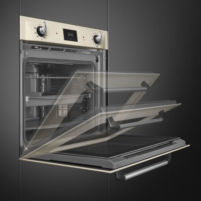 Smeg Sop6900Tp Victoria cuerno pirolítico entrelazado 60 cm crema