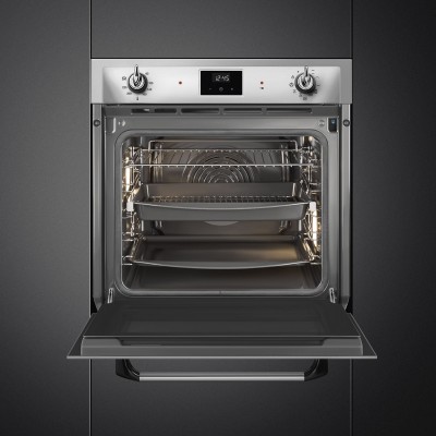 Smeg Sop6900Tx Victoria Cuerno pirolítico entrelazado 60 cm acero inoxidable
