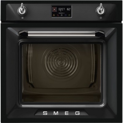 Piekarnik parowy pyrolityczny Smeg sop6902s2pn Victoria, czarny