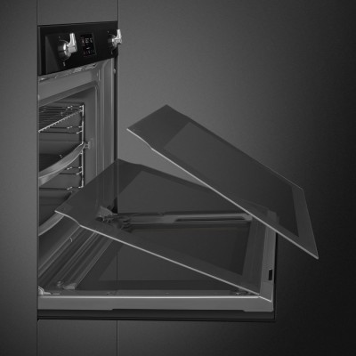 Smeg Sop6902S2Pn Victoria Pyrolytischer Ofen Kombidämpfer schwarz