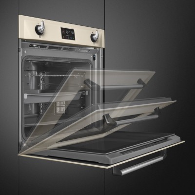 Smeg sop6902s2pp Victoria piekarnik parowy pyrolityczny kombinowany kremowy