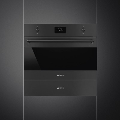 Smeg So4301M0N Classica Built-in microwave + grill h 45 cm black