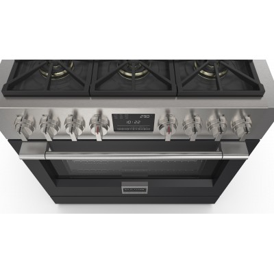 Fulgor fsrc 3606 p mg ed 2f mbk cuisine professionnelle à gaz sofia 91cm acier noir