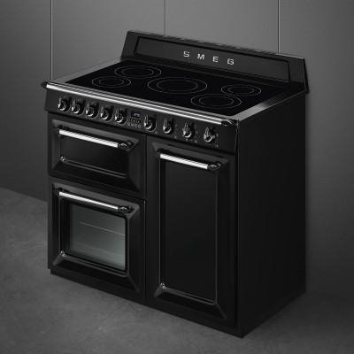 Smeg Tr103Ibl2 Victoria placa de inducción de sobremesa 100 cm negra