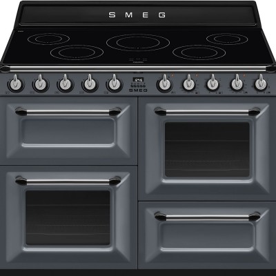 Smeg Tr4110Igr2 Victoria Cuisinière à induction en pose libre 110 cm grise