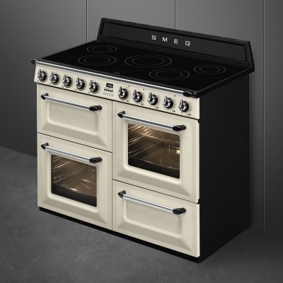 Smeg Tr4110Ip2 Victoria Freistehender Induktionsherd 110 cm creme