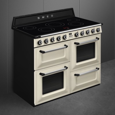 Smeg Tr4110Ip2 Victoria Freistehender Induktionsherd 110 cm creme