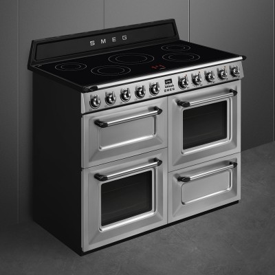 Smeg Tr4110Ix2 Victoria Freistehender Induktionsherd 110 cm aus Edelstahl