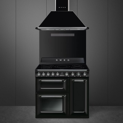 Smeg Tr93Ibl2 Victoria Freistehender Induktionsherd 90cm schwarz