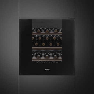 Smeg cvi129b3 Linea wbudowana piwniczka na wino h 60 cm czarna