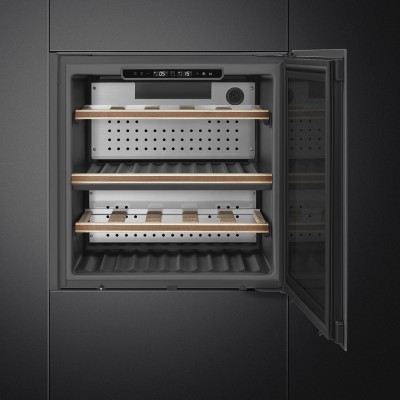 Smeg cvi129b3 Linea wbudowana piwniczka na wino h 60 cm czarna