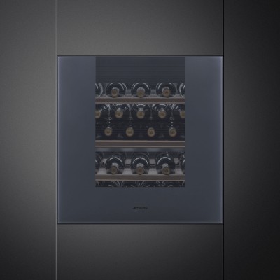 Smeg Cvi129G Linea Einbau-Weinkeller H 60 cm grau
