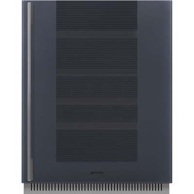 Smeg Cvi138Lg Linea  Built-in wine cellar Under Top H 83 Cm Gray Glass