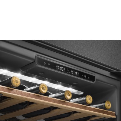 Smeg Cvi329X3 Classica Einbau-Weinkeller-Säule H 45 cm Edelstahl