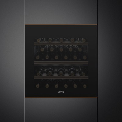 Smeg cvi629nr3 Dolce Stil Novo wbudowana piwniczka na wino h 45 cm czarna