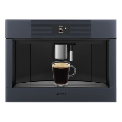 Smeg Cms4104G Einbau-Kaffeemaschine H 45 cm graues Glas