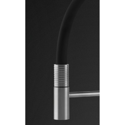 Smeg Mid6Ss Brushed stainless steel mobile hand shower tap mixer