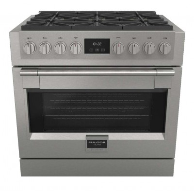 Fulgor fsrc 3606 gg ed 2f x professional gas kitchen sofia 91cm stainless steel